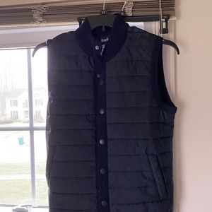 Barbour navy vest small